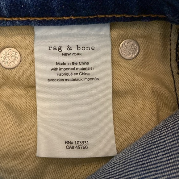 Rag & Bone Women’s High Rise Ankle Flare Jeans Size 24 - Picture 8 of 9